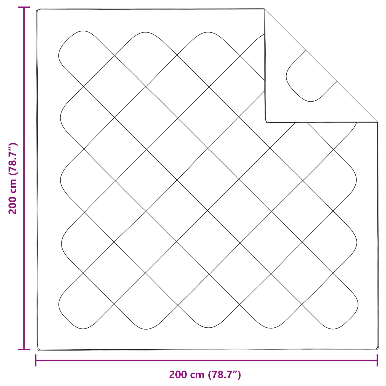 Duntäcke med Kuddar 3 pcs Vit Mikrofiber och Dunfjäder