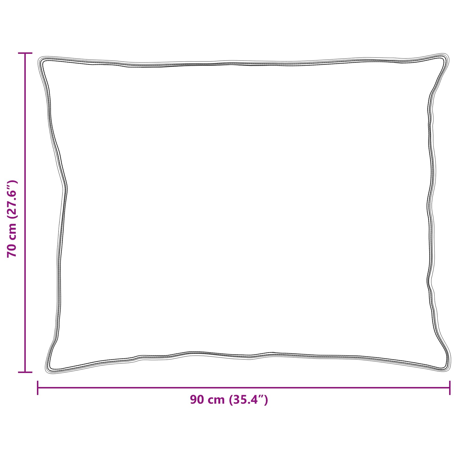 Duntäcke med Kuddar 3 pcs Vit Mikrofiber och Dunfjäder