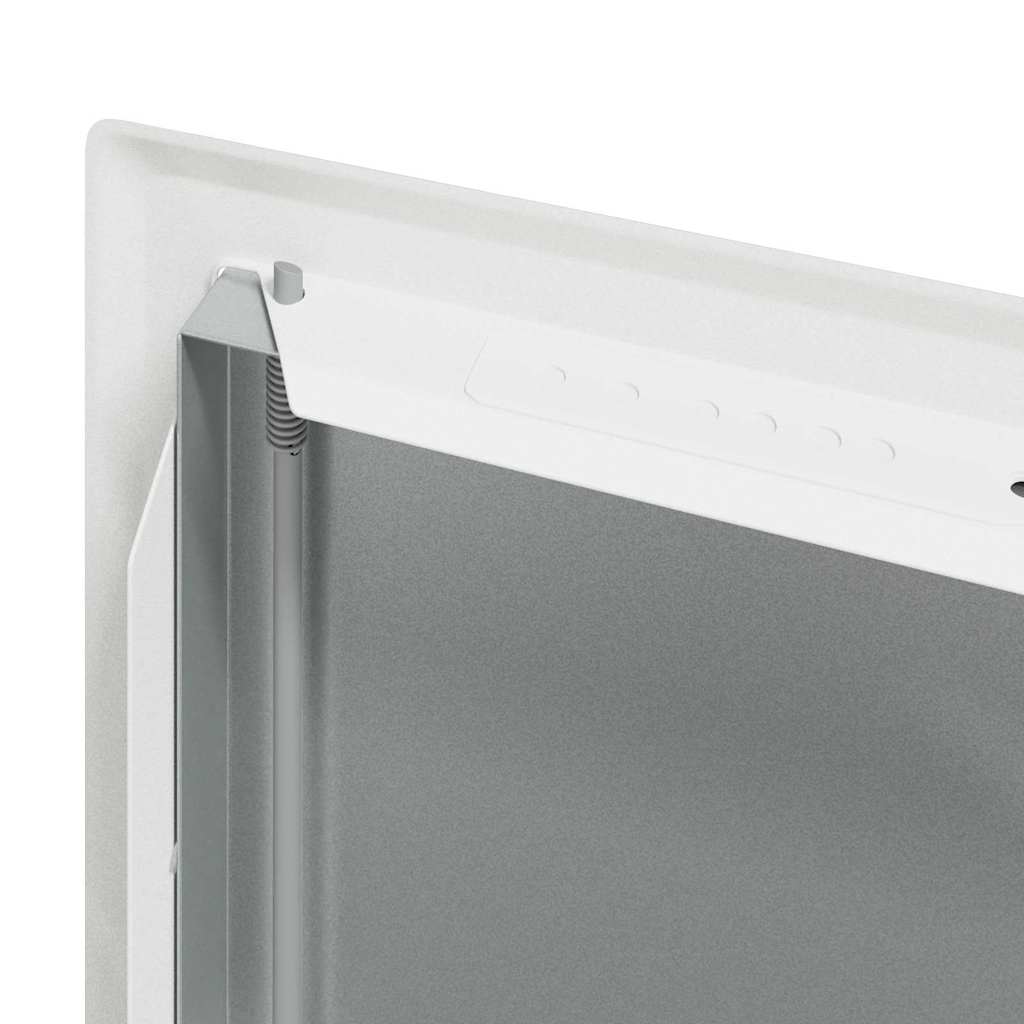 Åtkomstpanel 2 pcs Vit 63 x 33 x 3 cm Stål