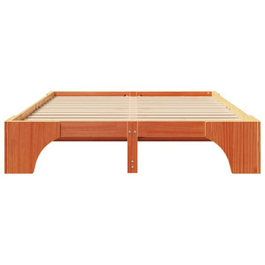 Sängram Vaxbrun 140 x 200 cm Massiv furu