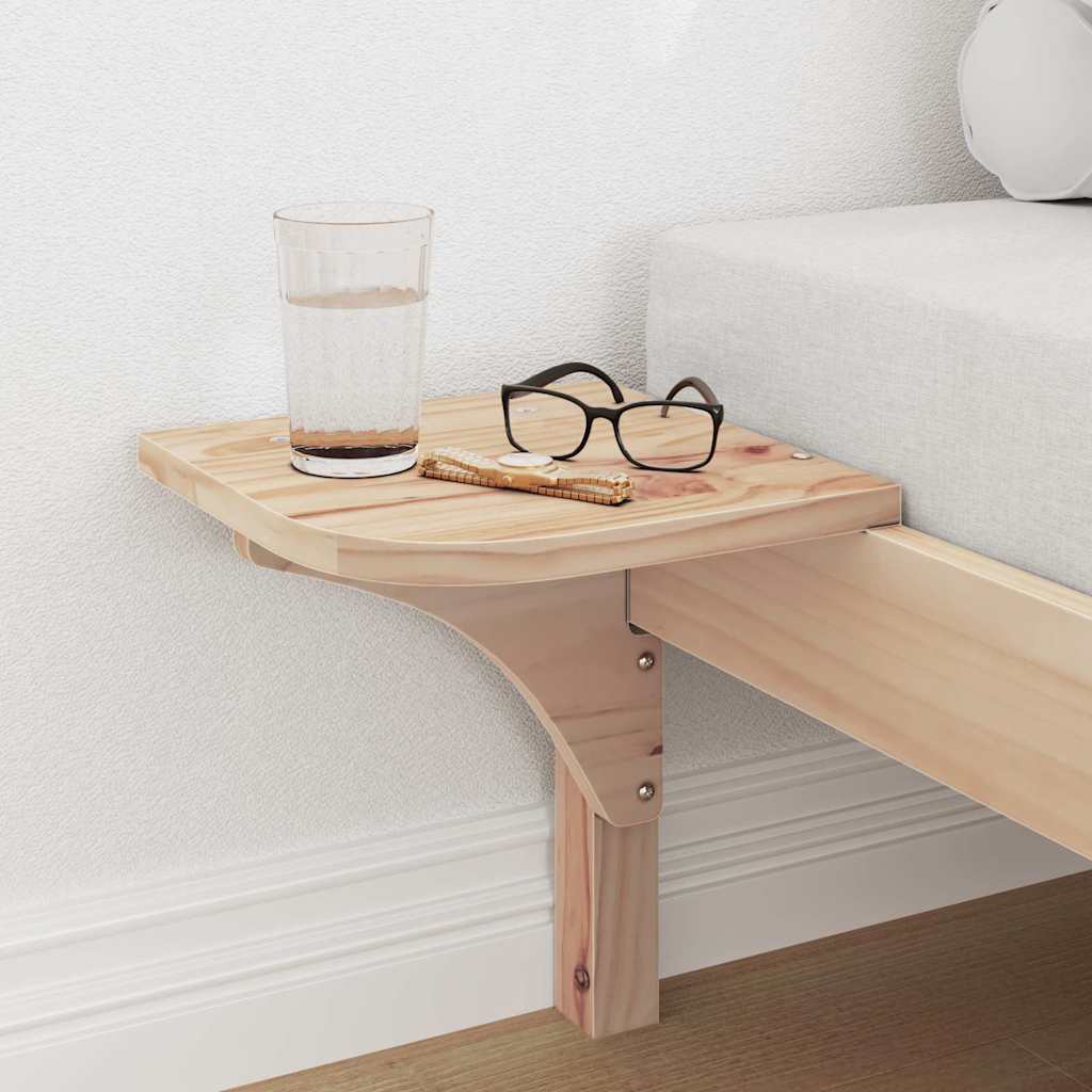 Sängram Naturfärg 90 x 200 cm Massiv furu