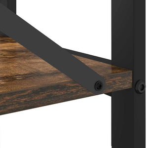 Bokhylla Rökfärgad ek 40 x 30 x 48.5 cm Konstruerat trä