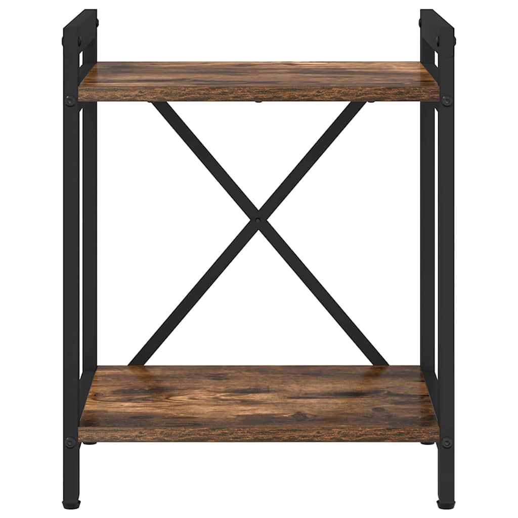 Bokhylla Rökfärgad ek 40 x 30 x 48.5 cm Konstruerat trä