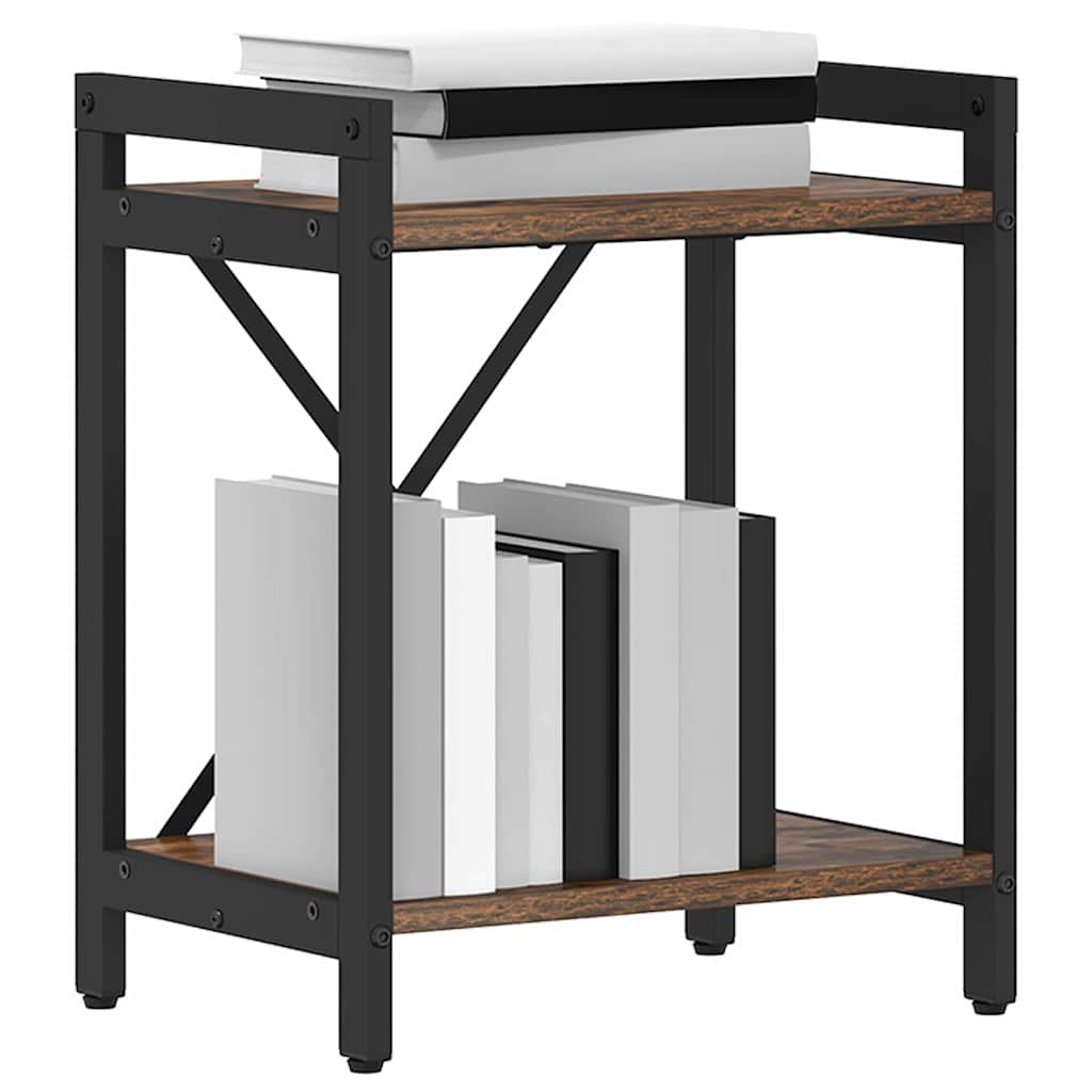 Bokhylla Rökfärgad ek 40 x 30 x 48.5 cm Konstruerat trä