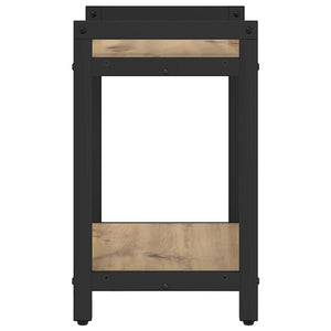 Bokhylla artisan ek 40 x 30 x 48.5 cm Konstruerat trä