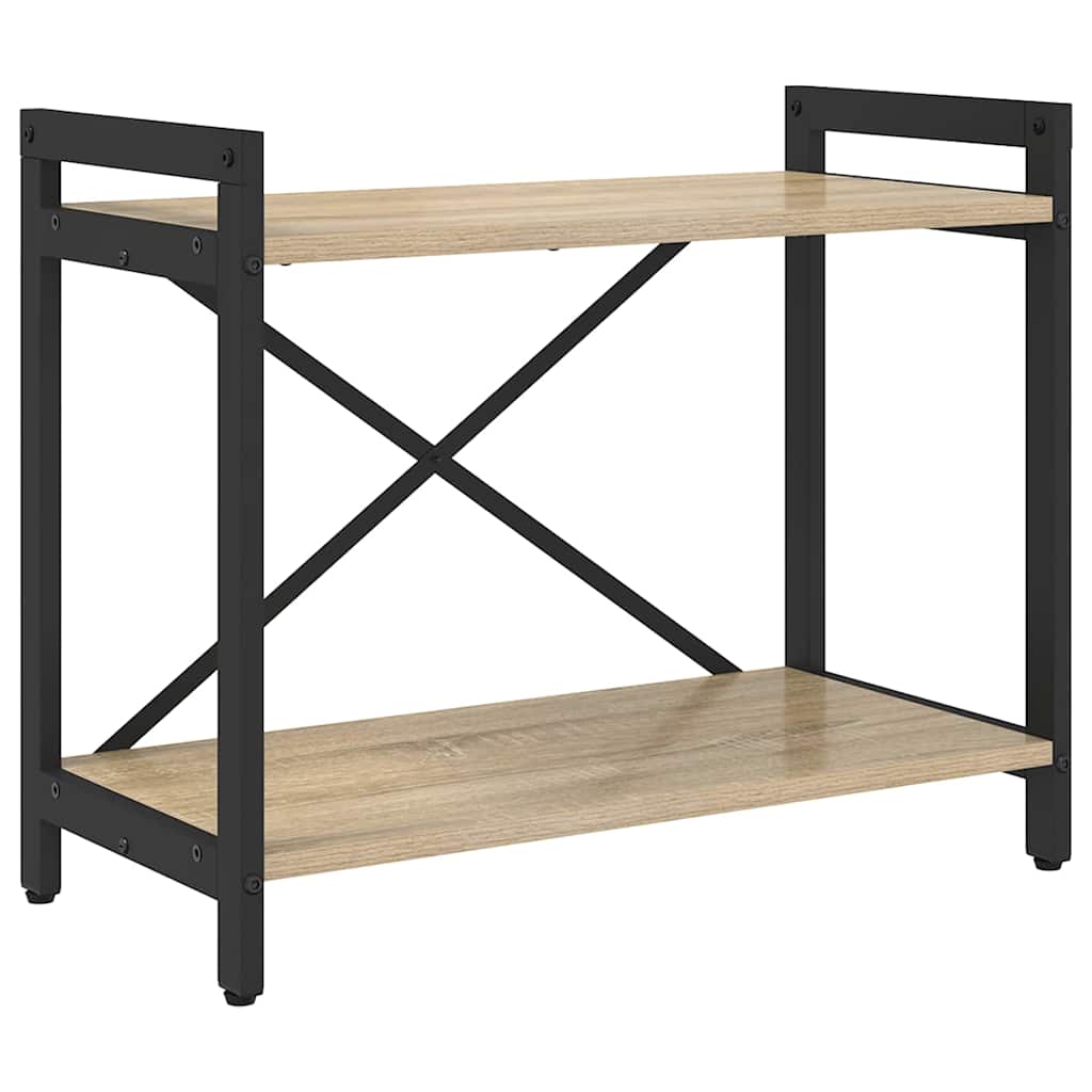 Hyllsystem 60 x 30 x 50 cm Konstruerat trä Sonoma-ek