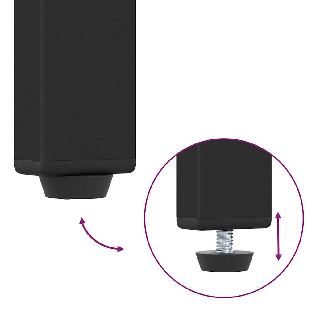 Hyllsystem Rökt ek 80 x 30 x 155 cm Konstruerat trä