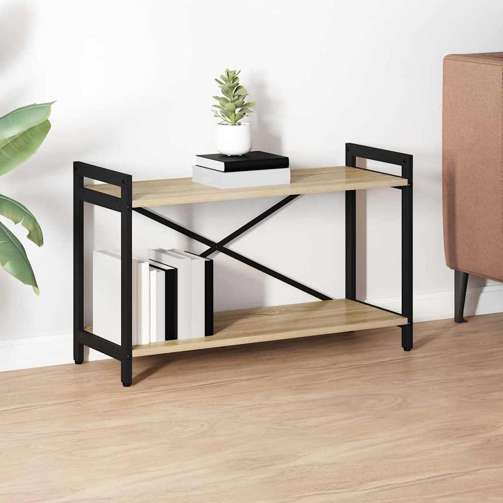 Hyllsystem 80 x 30 x 50 cm Konstruerat trä Sonoma-ek