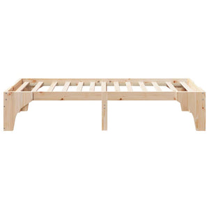 Sängram Brun 75 x 190 cm Massiv furu