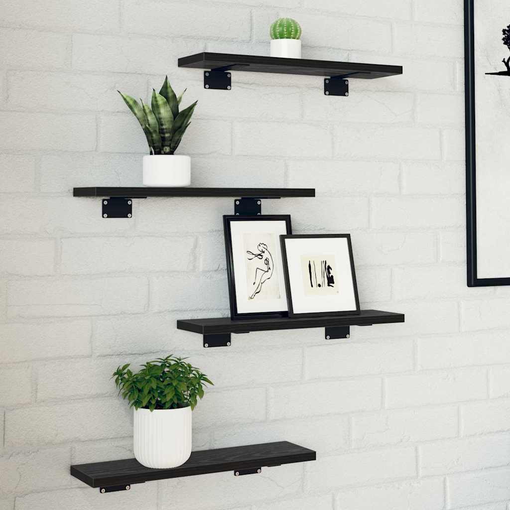 Bokhylla Bräda 3 nivåer 4 st 40 x 10 x 1,5 cm Konstruerat trä