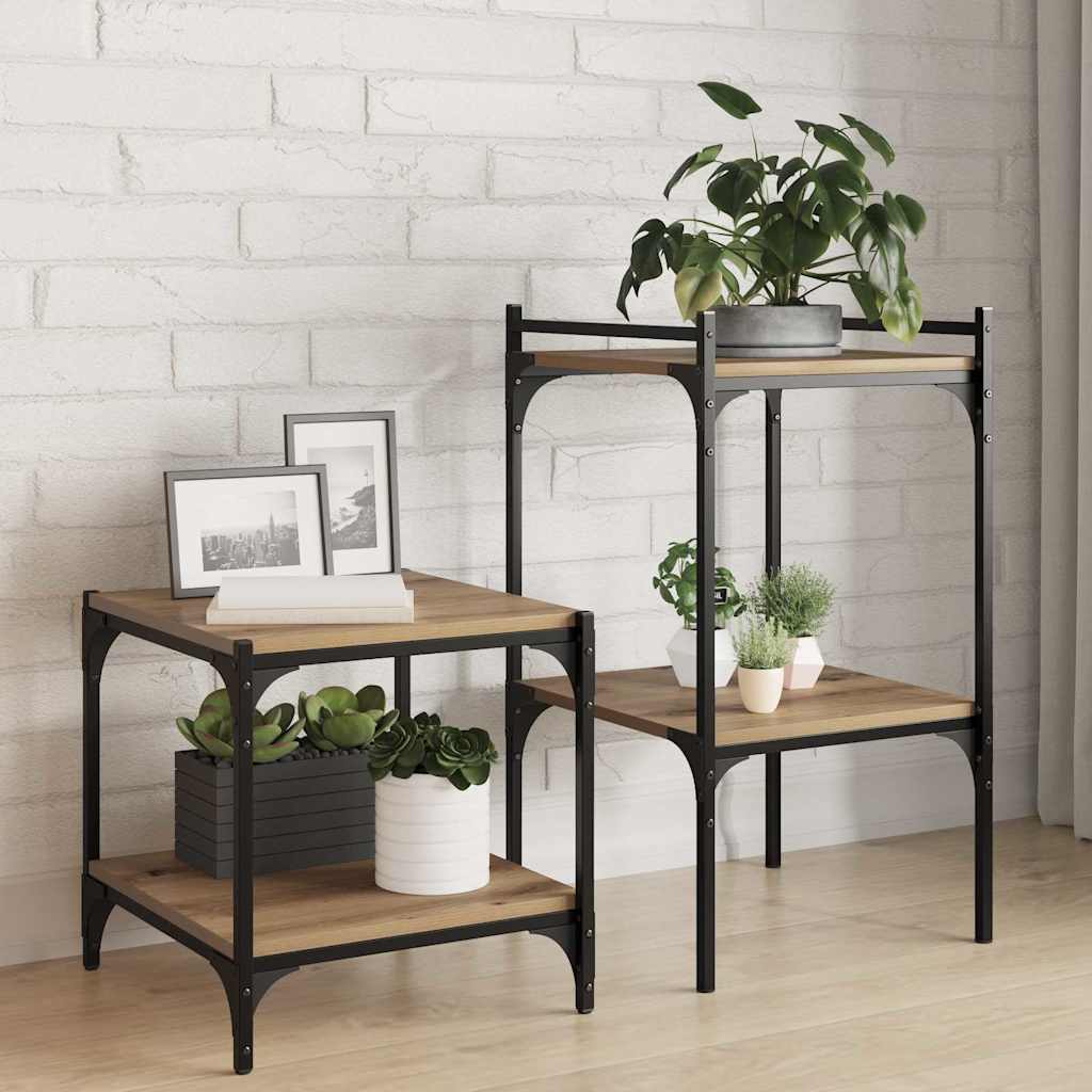 Bokhylla Bräda 4 pcs Brun 40 x 40 x 1.5 cm Konstruerat trä