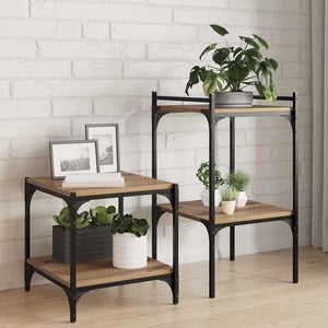 Bokhylla Bräda 4 pcs Brun 40 x 40 x 1.5 cm Konstruerat trä