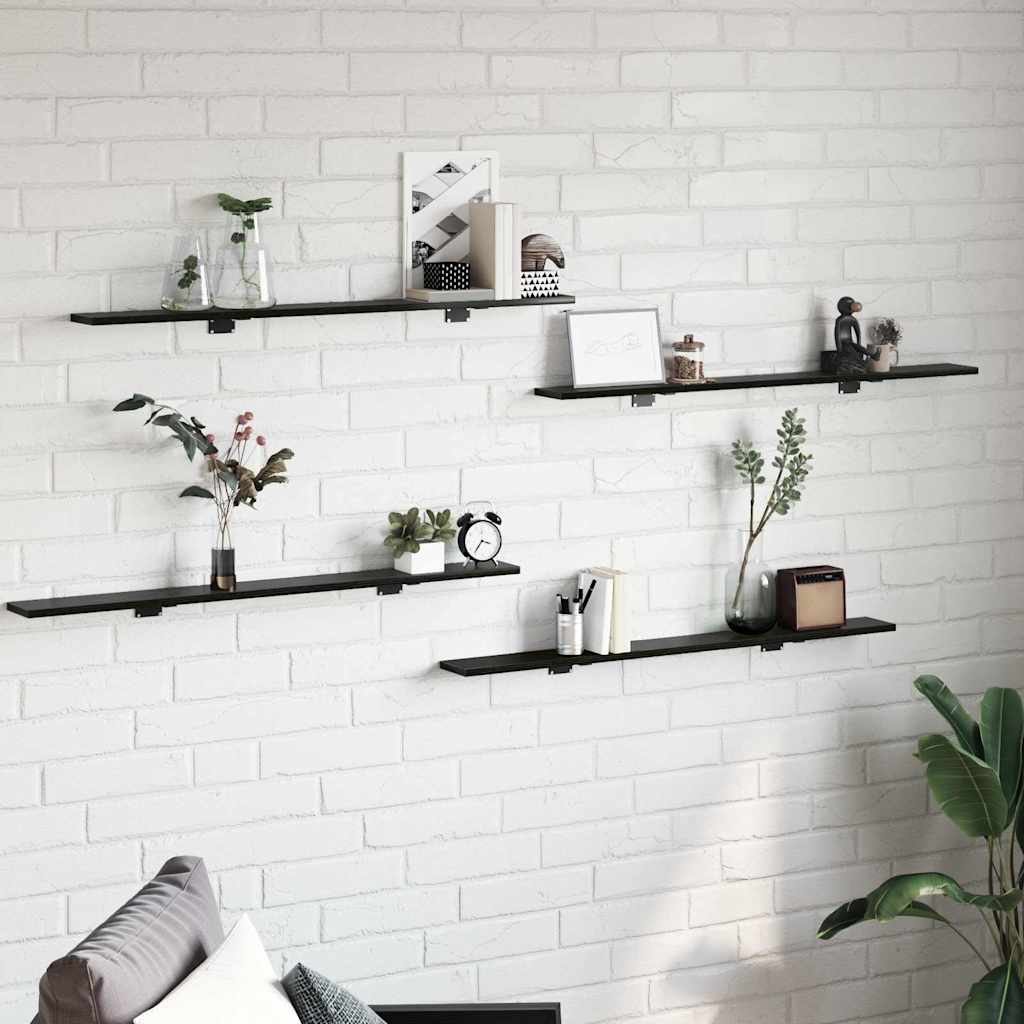Bokhylla Bräda 3 nivåer 4 st 100 x 10 x 1,5 cm Konstruerat trä