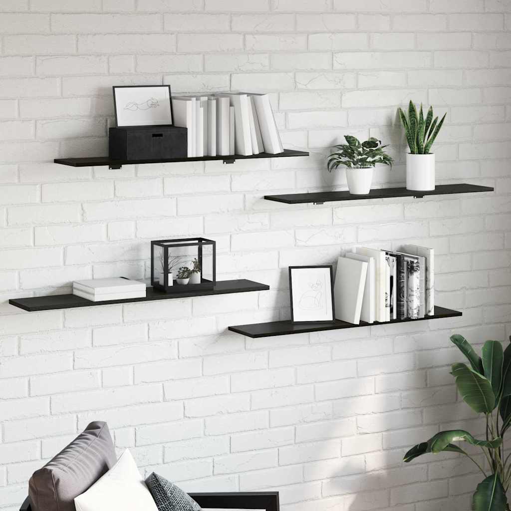 Bokhylla Bräda 3 nivåer 4 st 100 x 20 x 1,5 cm Konstruerat trä