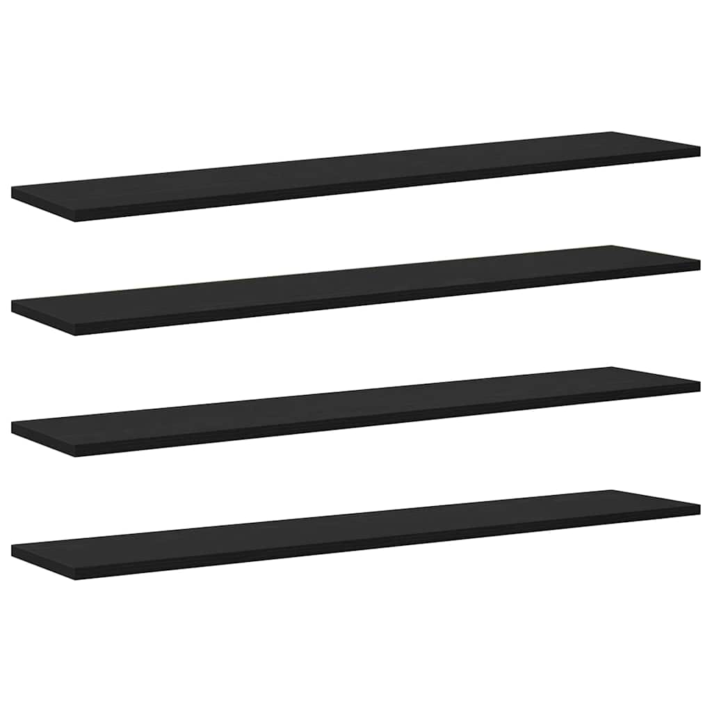 Bokhylla Bräda 3 nivåer 4 st 100 x 20 x 1,5 cm Konstruerat trä