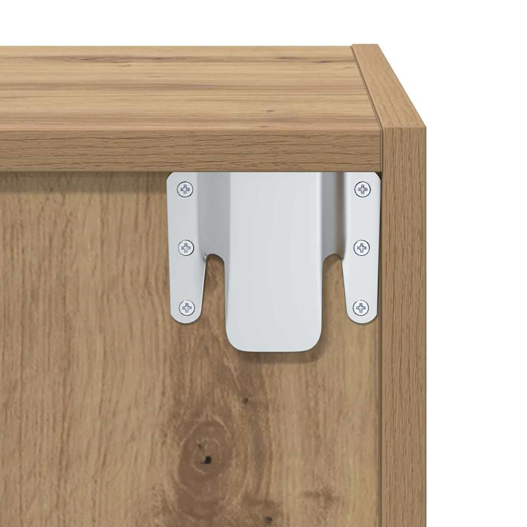 TV-bänkset Artisan Ek 37 x 37 x 72 cm Konstruerat trä