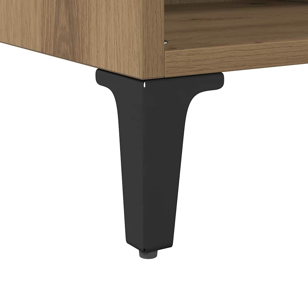 TV-bänkset Väggmonterad Brun 69,5 x 30 x 50 cm Konstruerat trä