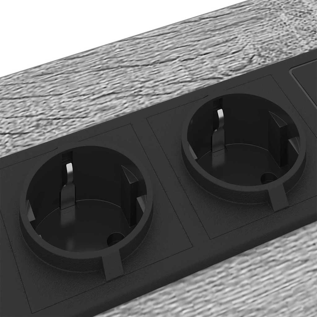 Nattduksbord 2 pcs Grå Sonoma 30 x 48 x 61 cm Konstruerat trä