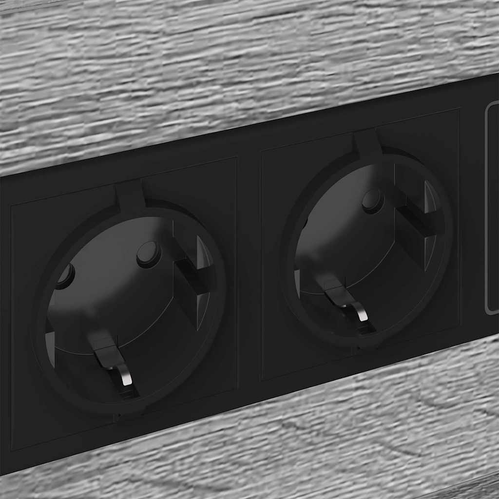 Nattduksbord Grå Sonoma 40 x 31 x 60 cm Konstruerat trä