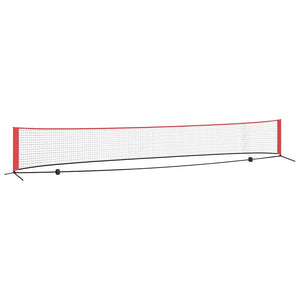 Tennis Nät Svart och röd 595 x 90.5 x 87 cm Polyester