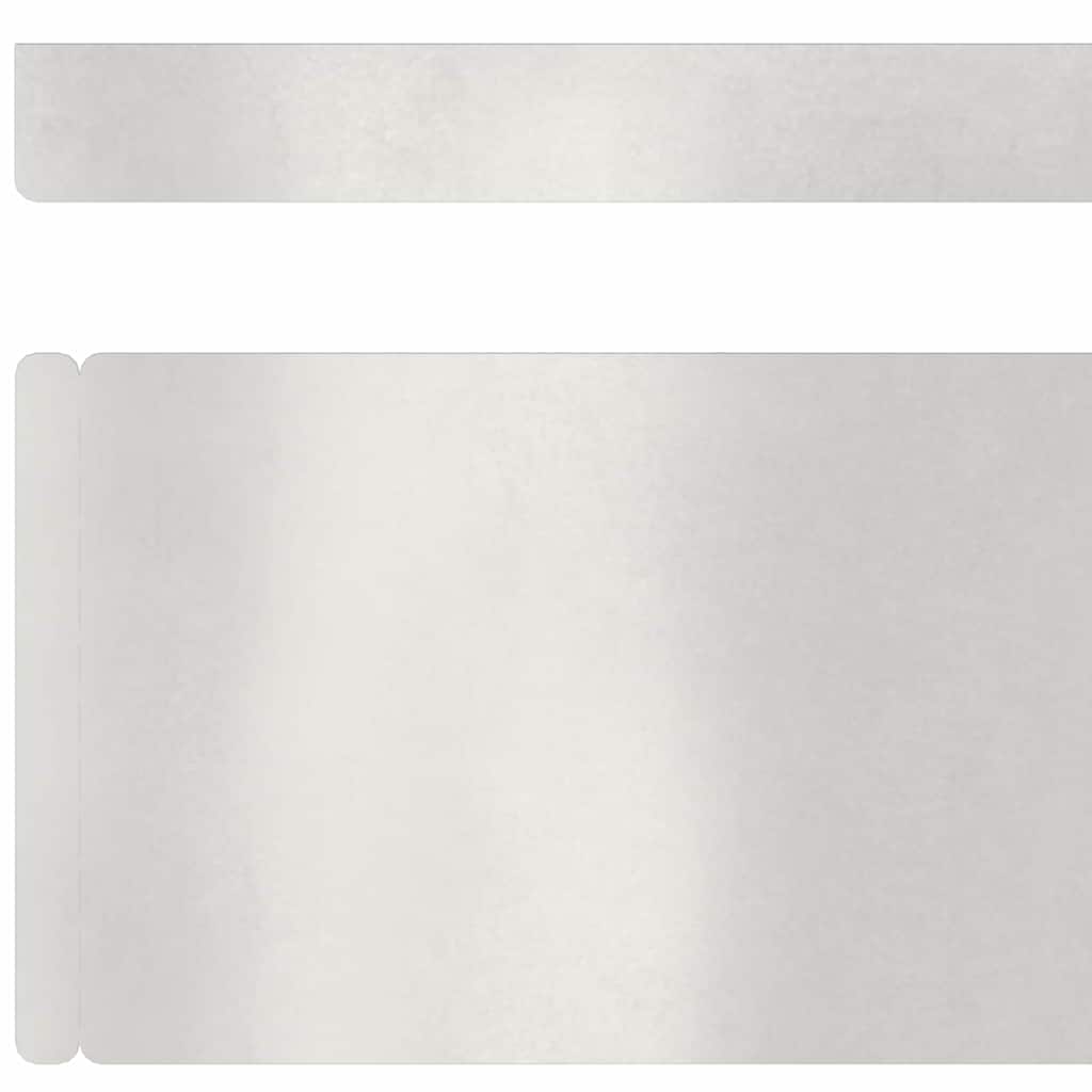 Kant för gräsmatta Silver 450 x 0.05 x 15 cm Rostfritt stål