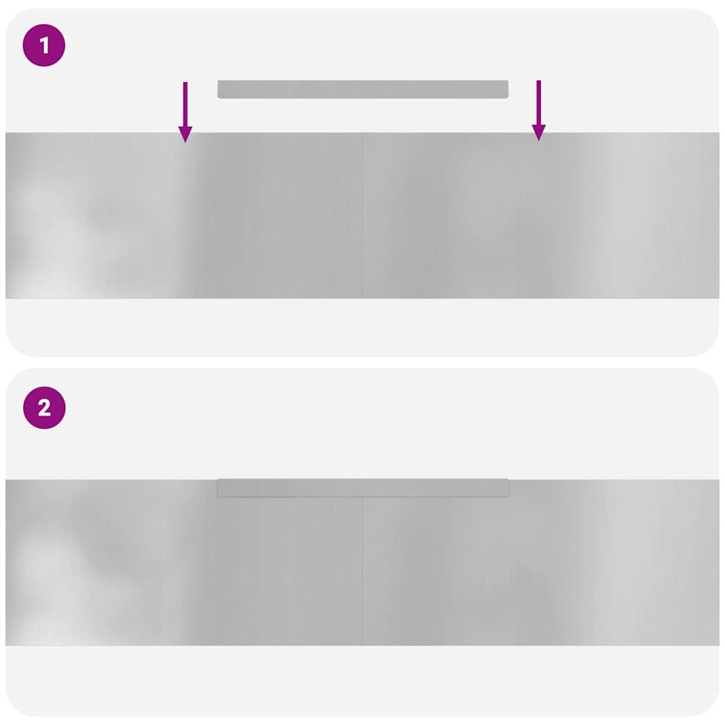 Kant för gräsmatta 4 pcs Silver 450 x 0.05 x 15 cm