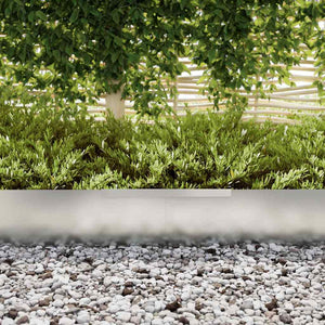 Kant för gräsmatta Silver 450 x 0.05 x 15 cm Galvaniserat Stål