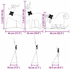 LED Renar 3 pcs Kall Vit tyg