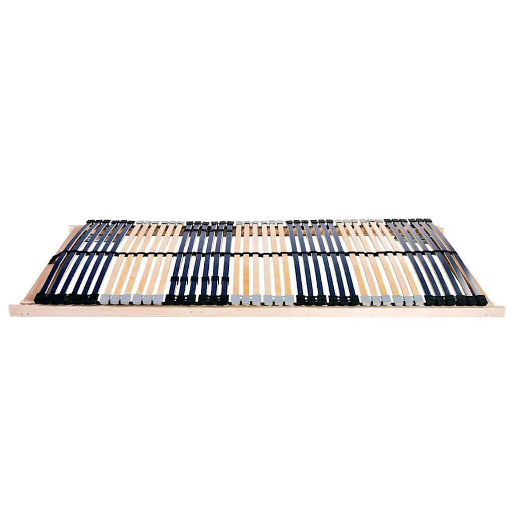Ribbad sängbotten Brun 80 x 190 cm Massivt bokträ