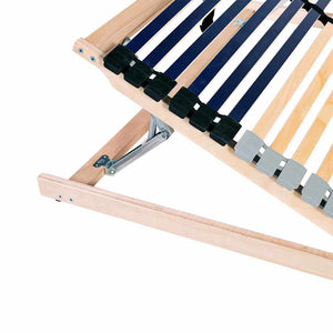 Ribbad sängbotten Brun 90 x 190 cm Massivt bokträ