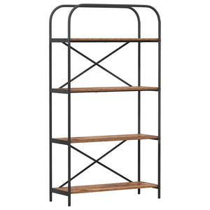 Hyllsystem Gammalt trä 80 x 30 x 146 cm Konstruerat trä