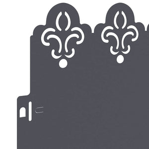 Gräskanter 20 pcs Antracit 103 x 0,05 x 22 cm Stål