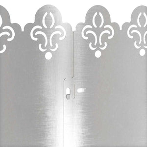 Gräskanter 20 pcs Silver 103 x 0,05 x 22 cm Rostfritt stål