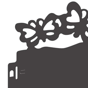 Gräskanter 30 pcs Svart 103 x 0,05 x 22 cm Stål