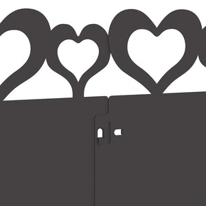 Gräskanter 20 pcs Svart 103 x 0,05 x 22 cm Stål