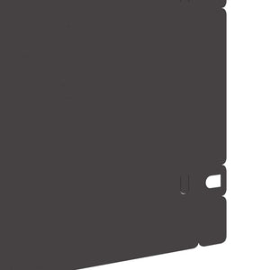 Gräskanter 30 pcs Svart 103 x 0,05 x 22 cm Stål