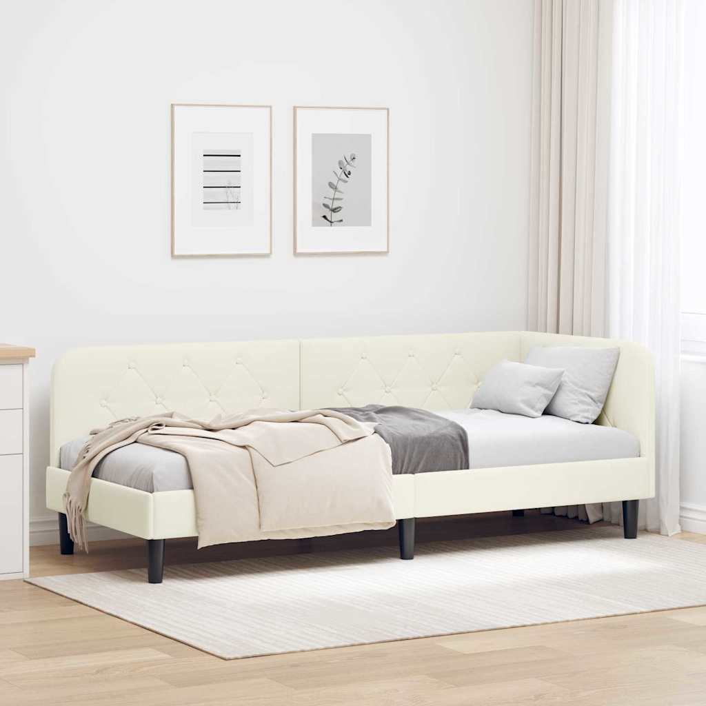 Hörn Sängram Kräm 80 x 200 cm Sammet