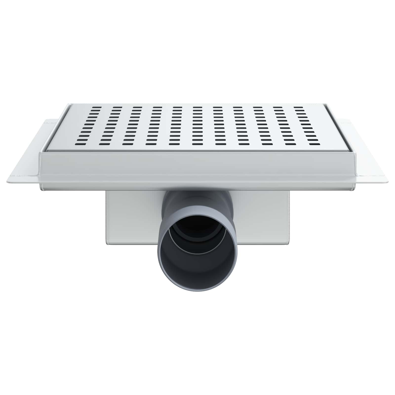 2 i 1 duschavlopp Silver 20 x 20 cm Rostfritt Stål 304