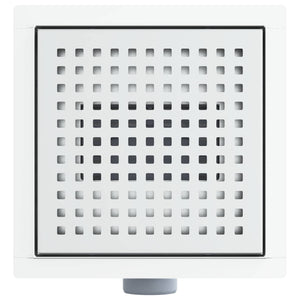 2 i 1 duschavlopp Silver 20 x 20 cm Rostfritt Stål 304