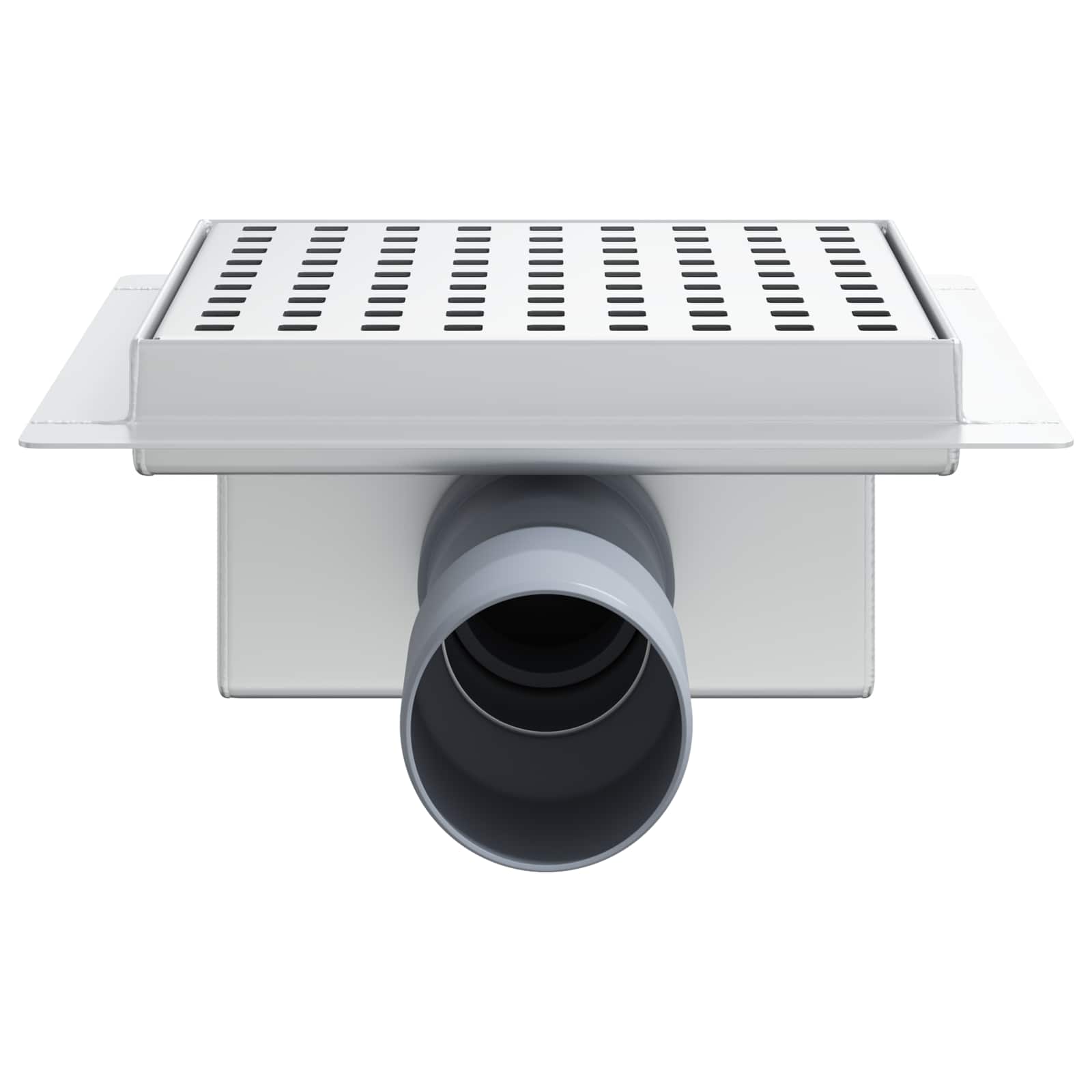 2 i 1 duschavlopp Silver 15 x 15 cm Rostfritt Stål 304