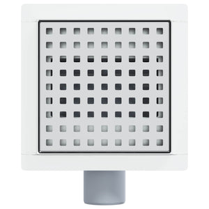 2 i 1 duschavlopp Silver 15 x 15 cm Rostfritt Stål 304