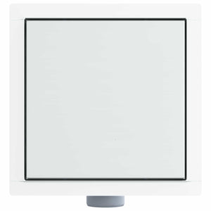 2 i 1 duschavlopp Silver 20 x 20 cm Rostfritt Stål 304