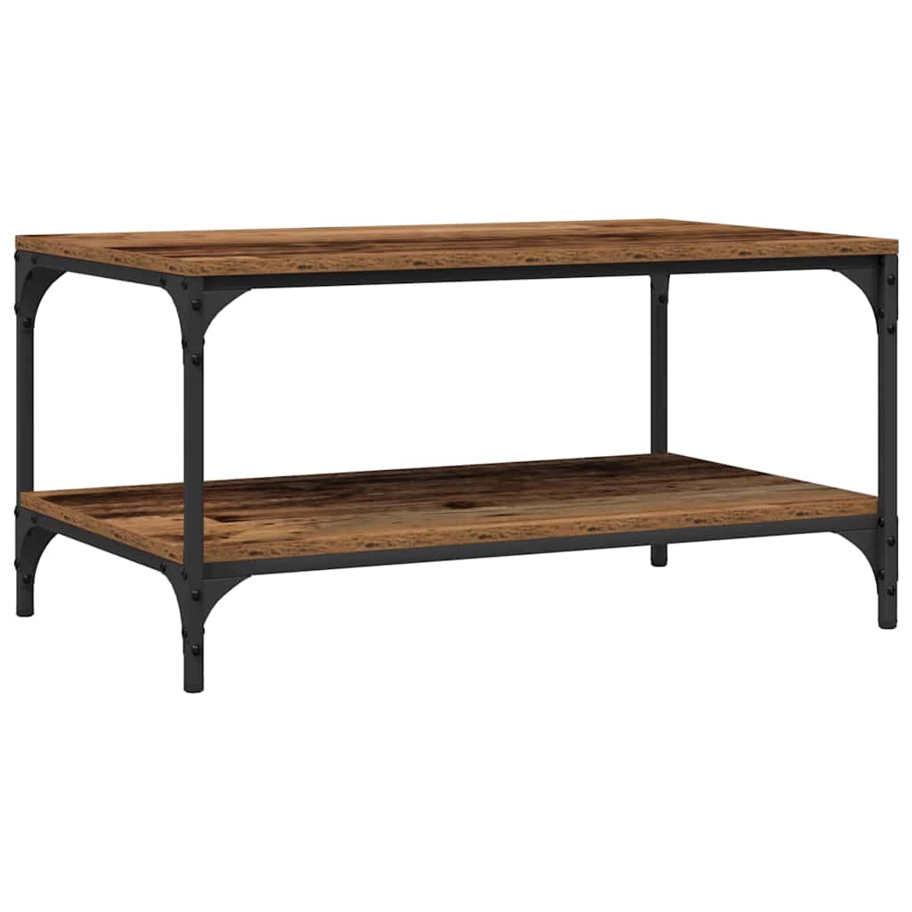 Kaffeebord Gammalt trä 80 x 50 x 40 cm Konstruerat trä