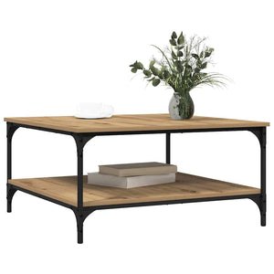 Kaffeebord artisan ek 80 x 80 x 40 cm Konstruerat trä