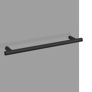 Duschavskärmning Svart 95 x 140 cm ESG-glas och aluminium