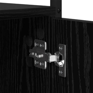 Bokhylla Svart Ek 44,5 x 30 x 154,5 cm Konstruerat trä