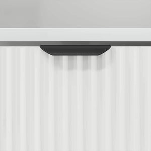 Sängbord med låda Vit 49 x 36 x 61 cm Konstruerat trä