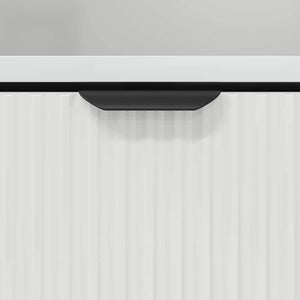 Sängbord 2 pcs Vit högglans 49 x 36 x 61 cm Konstruerat trä