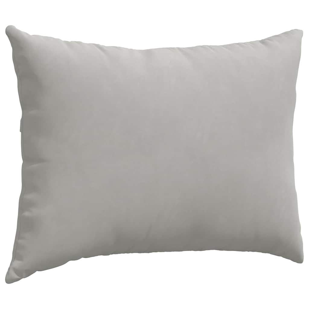 Sofakuddar 2 pcs Ljusgrå 70 x 50 cm tyg