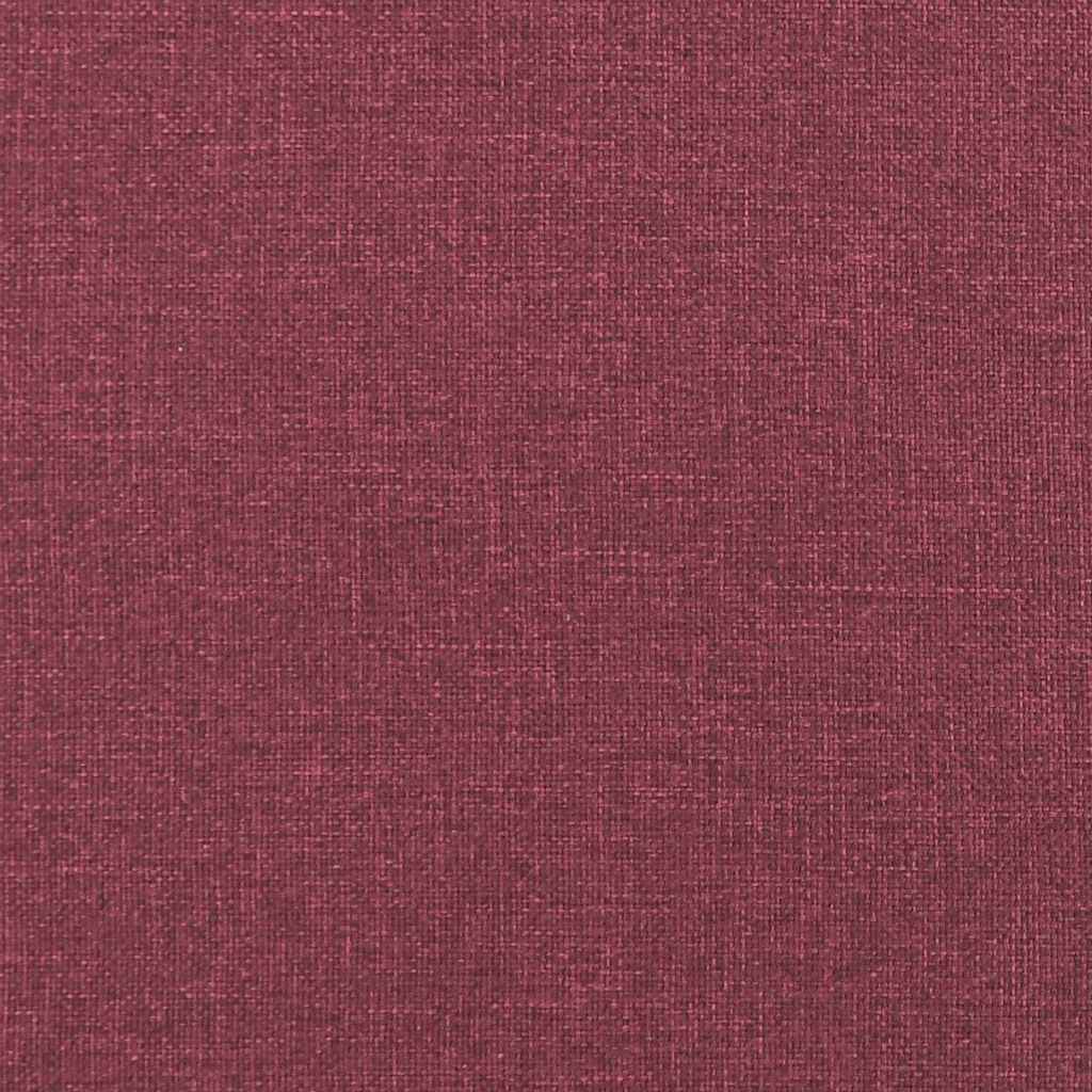 Sofakuddar 2 pcs Vinröd 120 x 40 cm tyg